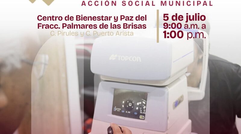 Entrega Gratuita de Lentes en el Fraccionamiento Palmares de las Brisas