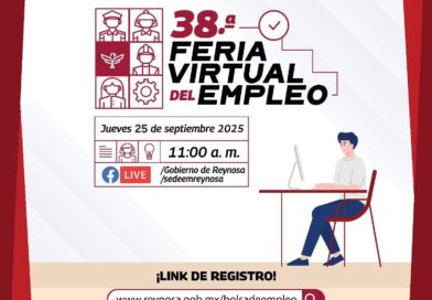 Presenta hoy el Gobierno de Reynosa Oportunidades Laborales Mediante Facebook Live
