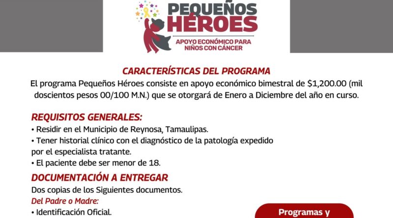 Abre DIF-Reynosa Convocatoria para Renovación y Nuevo Ingreso a Programas de Becas