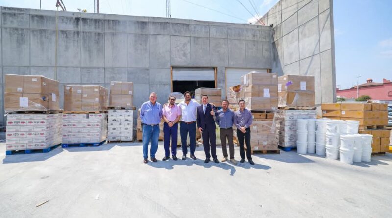 Recibió Carlos Peña Ortiz 20 Toneladas de Ayuda de la Secretaría de Economía del Gobierno de la República