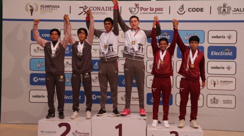 Buena Cosecha de Medallas para Tamaulipas en Frontón Durante la Olimpiada Nacional CONADE 2025
