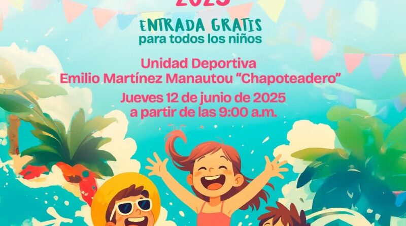 El Gobierno Municipal de Matamoros Invita a la Gran Apertura del Chapoteadero Primavera-Verano 2025